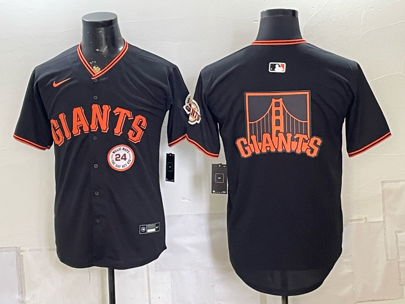 2026 Men Nike San Francisco Giants blank black Game MLB Jersey 08300016->san francisco giants->MLB Jersey
